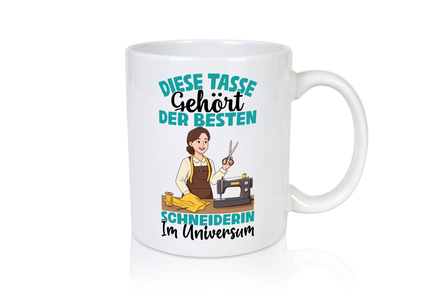 Im Universum: Schneiderin | Beruf Schneiderei lustiger Spruch Geschenk Arbeit