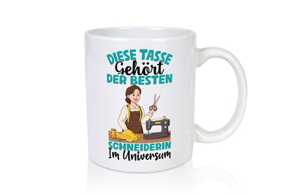 Im Universum: Schneiderin | Beruf Schneiderei lustiger Spruch Geschenk Arbeit