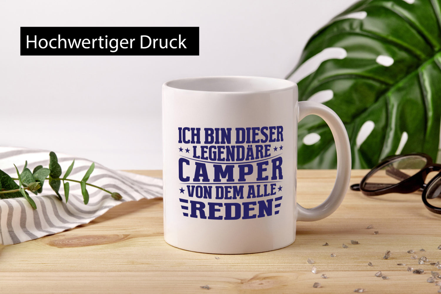 Legendäre Camper von dem Alle reden | Sterne Humor Geschenkidee Tasse
