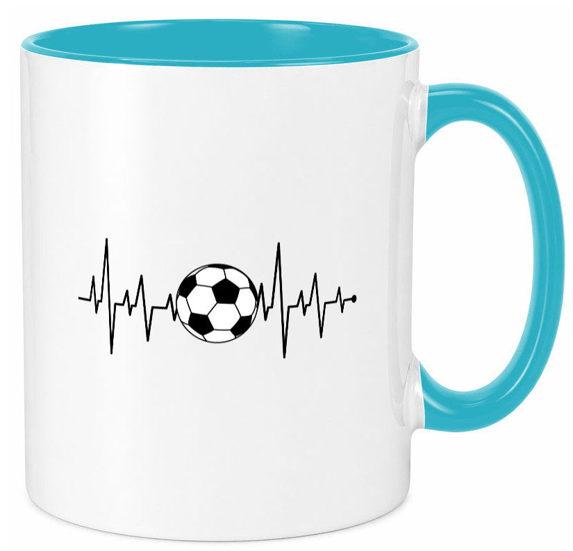 Fußball Herzschlag | Fussballer Verein Sport Team Geschenk Humor Geschenkidee