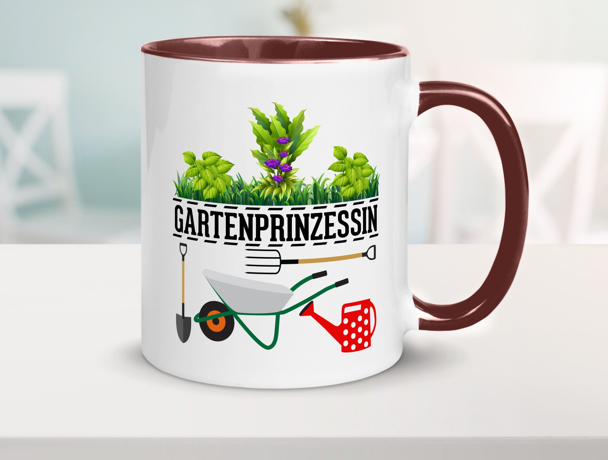 Gartenprinzessin | Gärtnerin Gartenliebhaber Geschenk Humor Geschenkidee