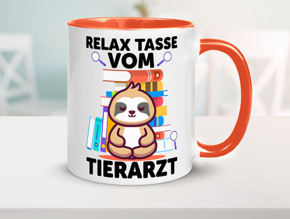 Relax Tasse: Tierarzt | Tiermedizin Mediziner Geschenkidee Tierliebhaber Humor