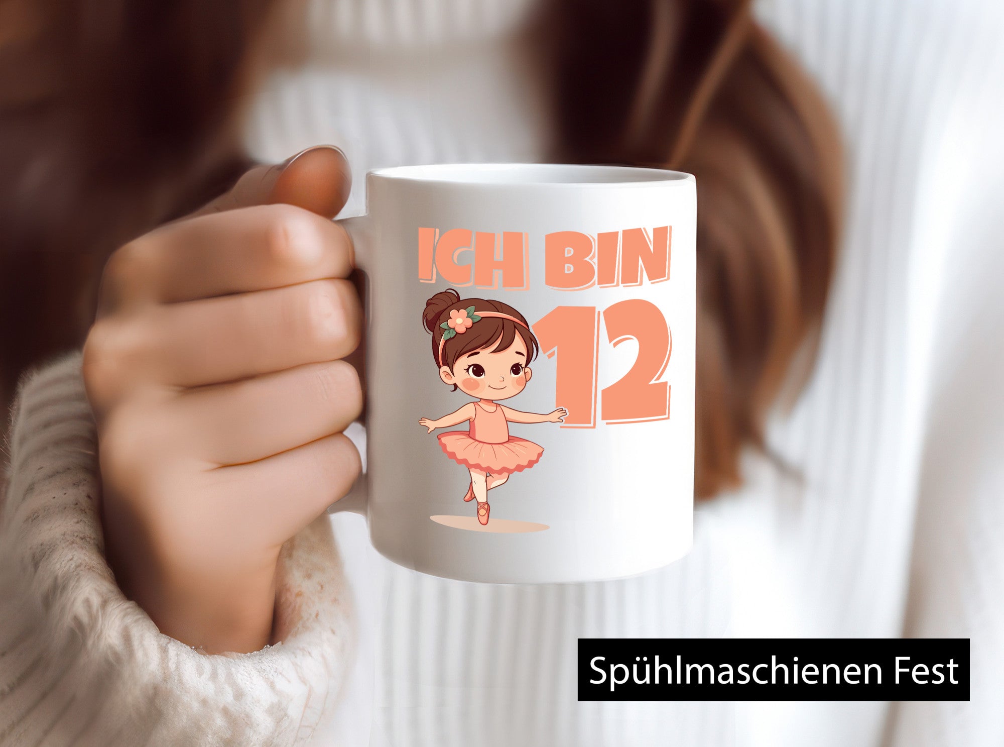12 Geburtstag | Jahre Ballerina Mädchen Ballet Geschenkidee Humor Tasse