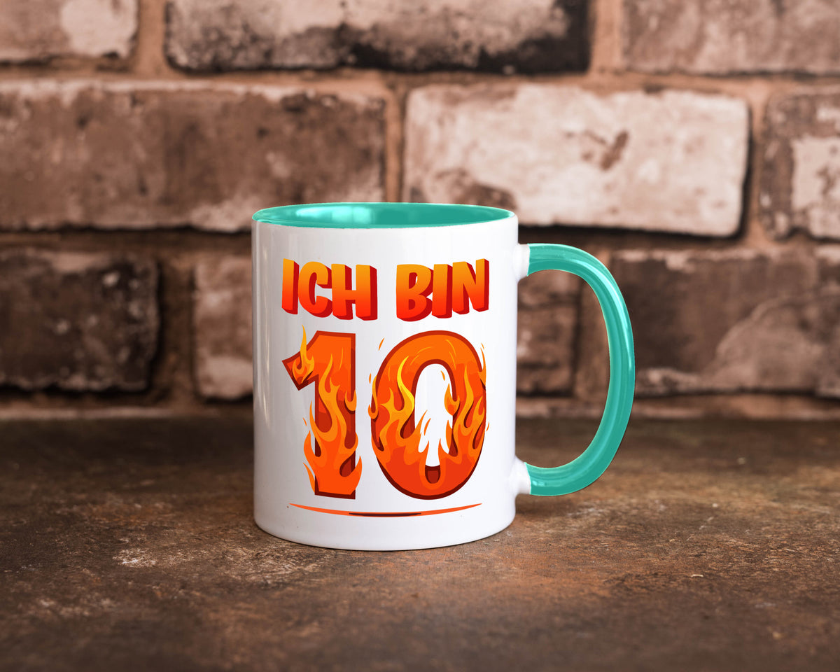 10. Geburtstag | 10 Jahre Drache lustiger Spruch Geschenk Geschenkidee Tasse