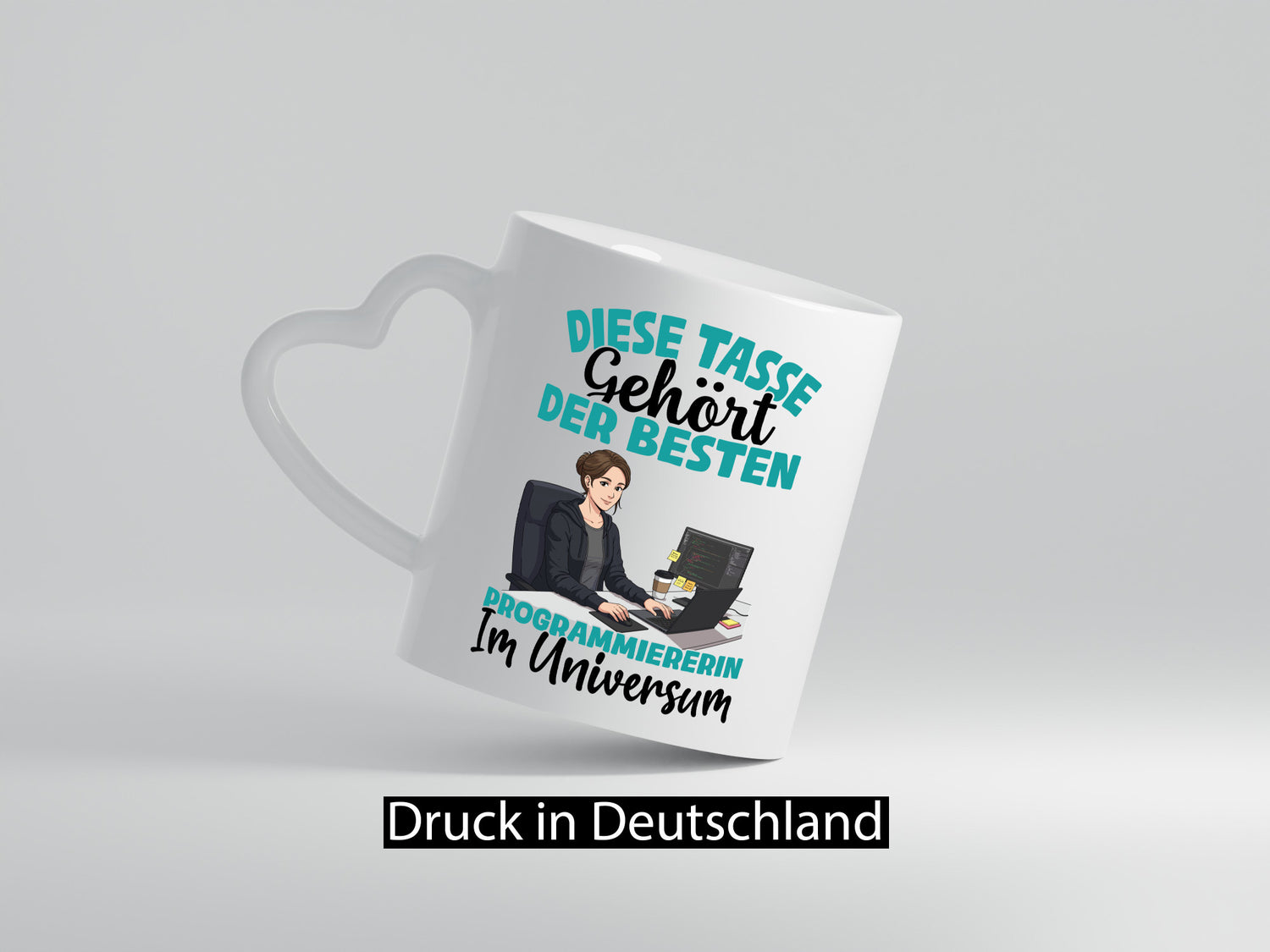 Im Universum: Programmiererin | Software Entwickler Humor Geschenkidee Tasse