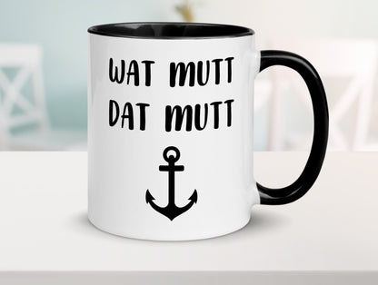 Wat Mutti | Dat Anker Muttertag lustig Familie Geschenkidee Geschenk Tasse