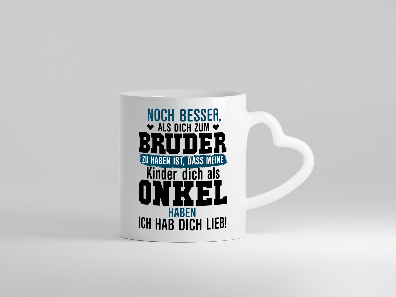 Onkel Tasse | Spruch Bruder Geschwisterliebe Pate Geschenkidee Humor