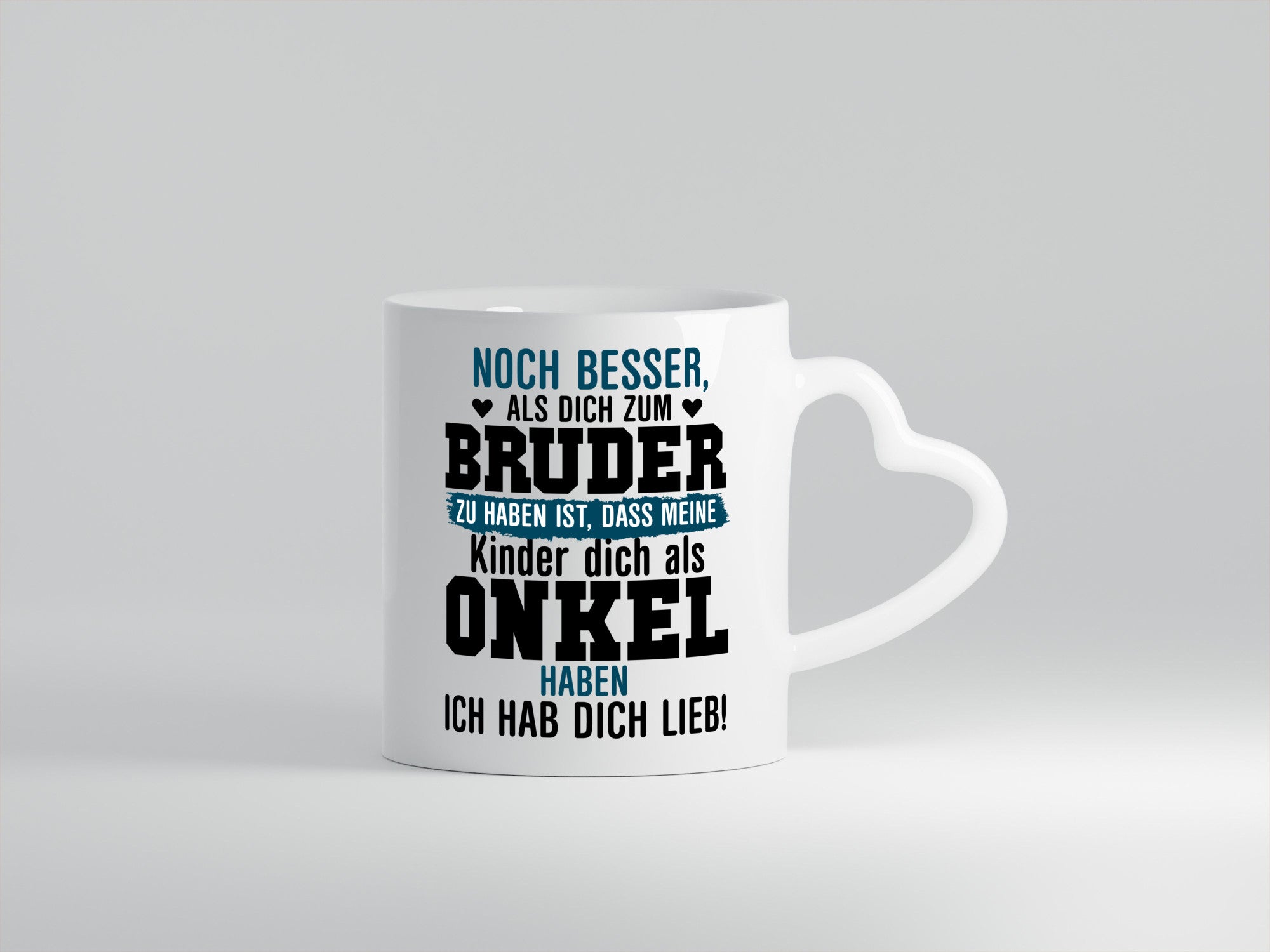 Onkel Tasse | Spruch Bruder Geschwisterliebe Pate Geschenkidee Humor