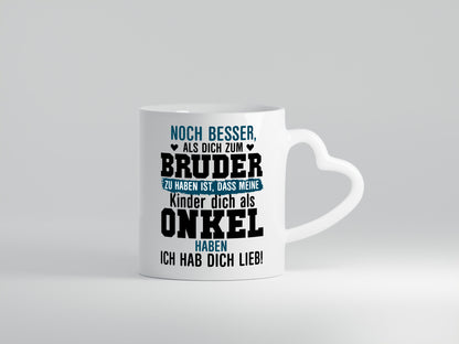 Onkel Tasse | Spruch Bruder Geschwisterliebe Pate Geschenkidee Humor