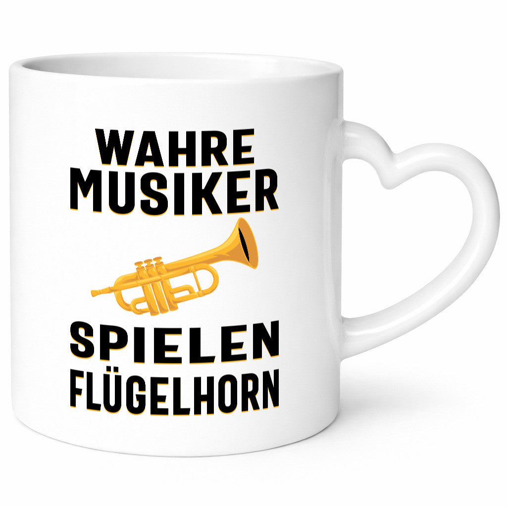Wahre Musiker spielen Flügelhorn | Trompete Geschenk Humor Geschenkidee