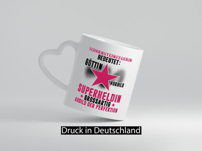 Bedeutung von Schornsteinfegerin | Kaminkehrer Handwerk lustig Humor