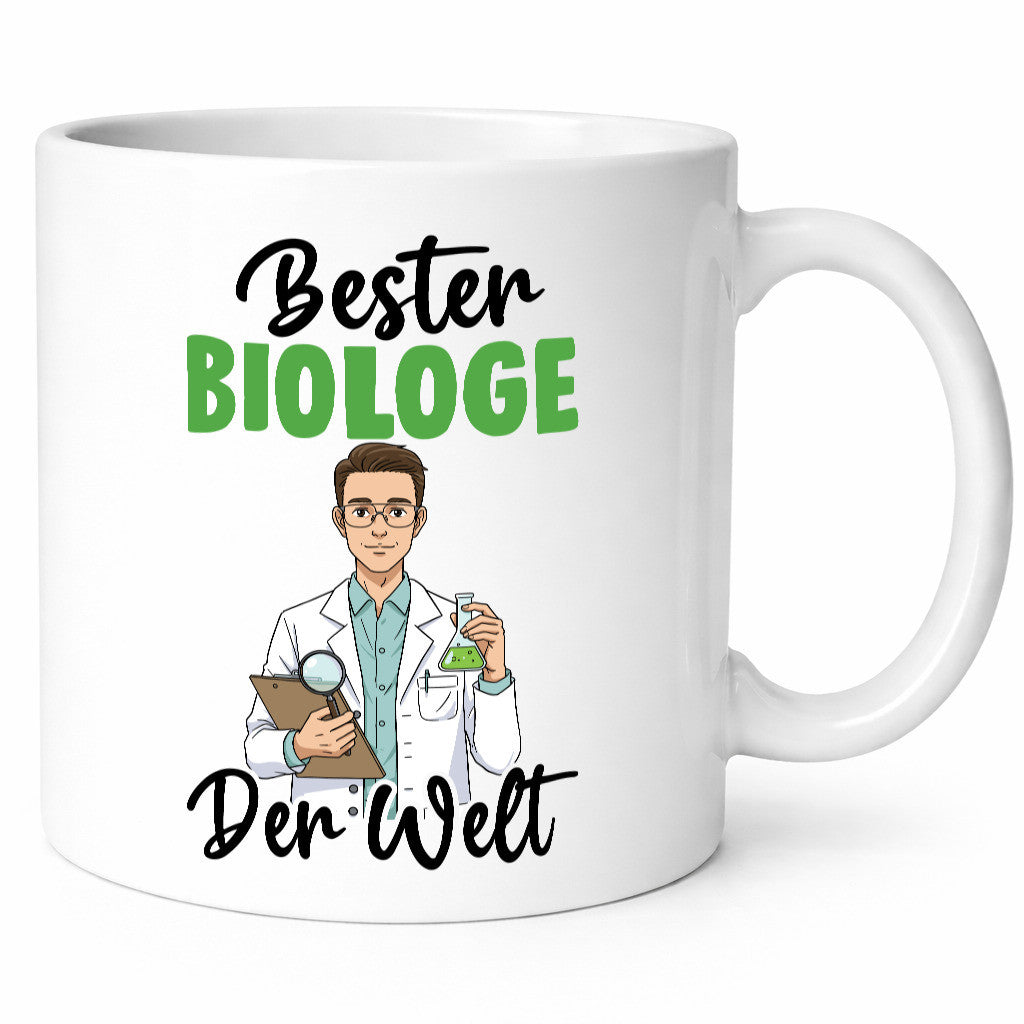 Bester Biologe | Biologie Naturforscher v2 Geschenkidee Humor Tasse