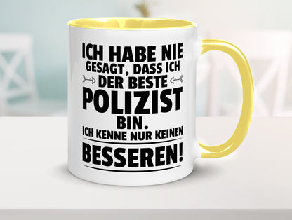 Der Beste Polizist | Polizei Humor Geschenkidee Tasse