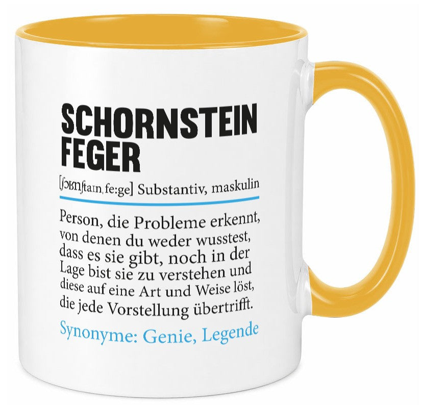 Schornsteinfeger | Kaminkehrer Handwerk Beruf Geschenk Arbeit Kollegen Büro Tasse