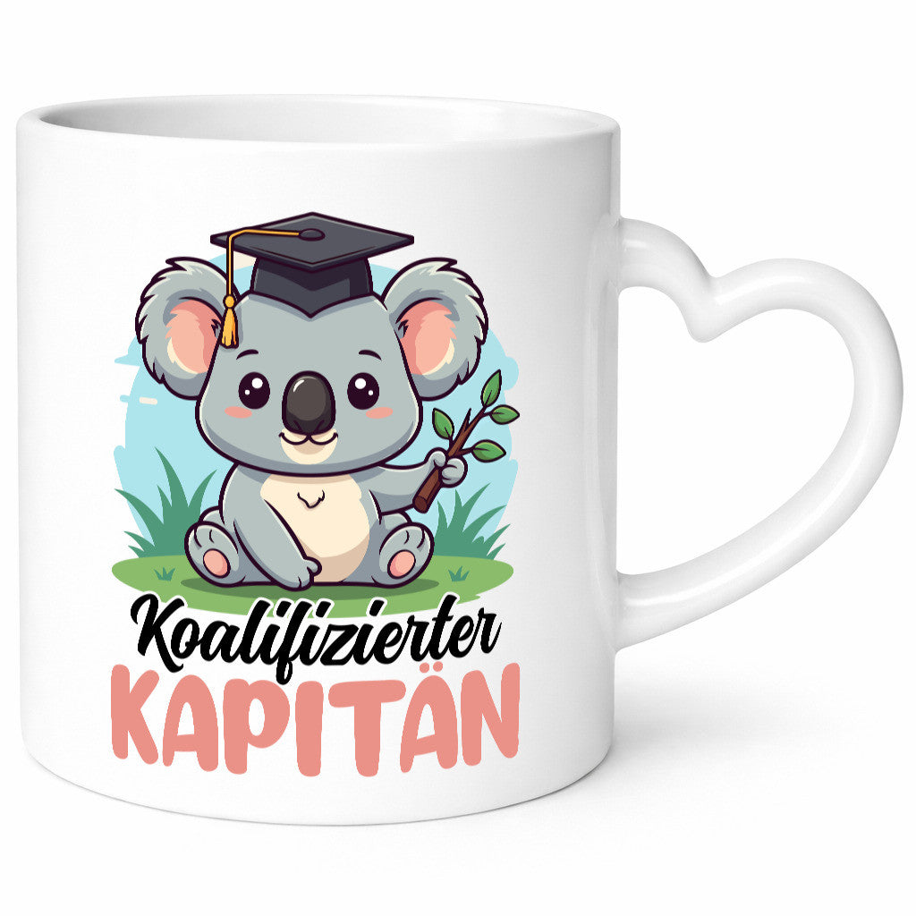 Koalifizierter Kapitän | Schiffskapitän Schiff Humor Geschenkidee Tasse