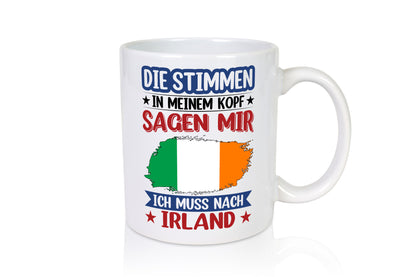 Irland | Urlaub Stimmen in meinem Kopf Traumland Geschenk Humor Geschenkidee