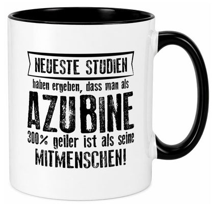 Neuste Studien: Azubine | Ausbildung Lehre Lehrling Geschenk Humor Geschenkidee Tasse