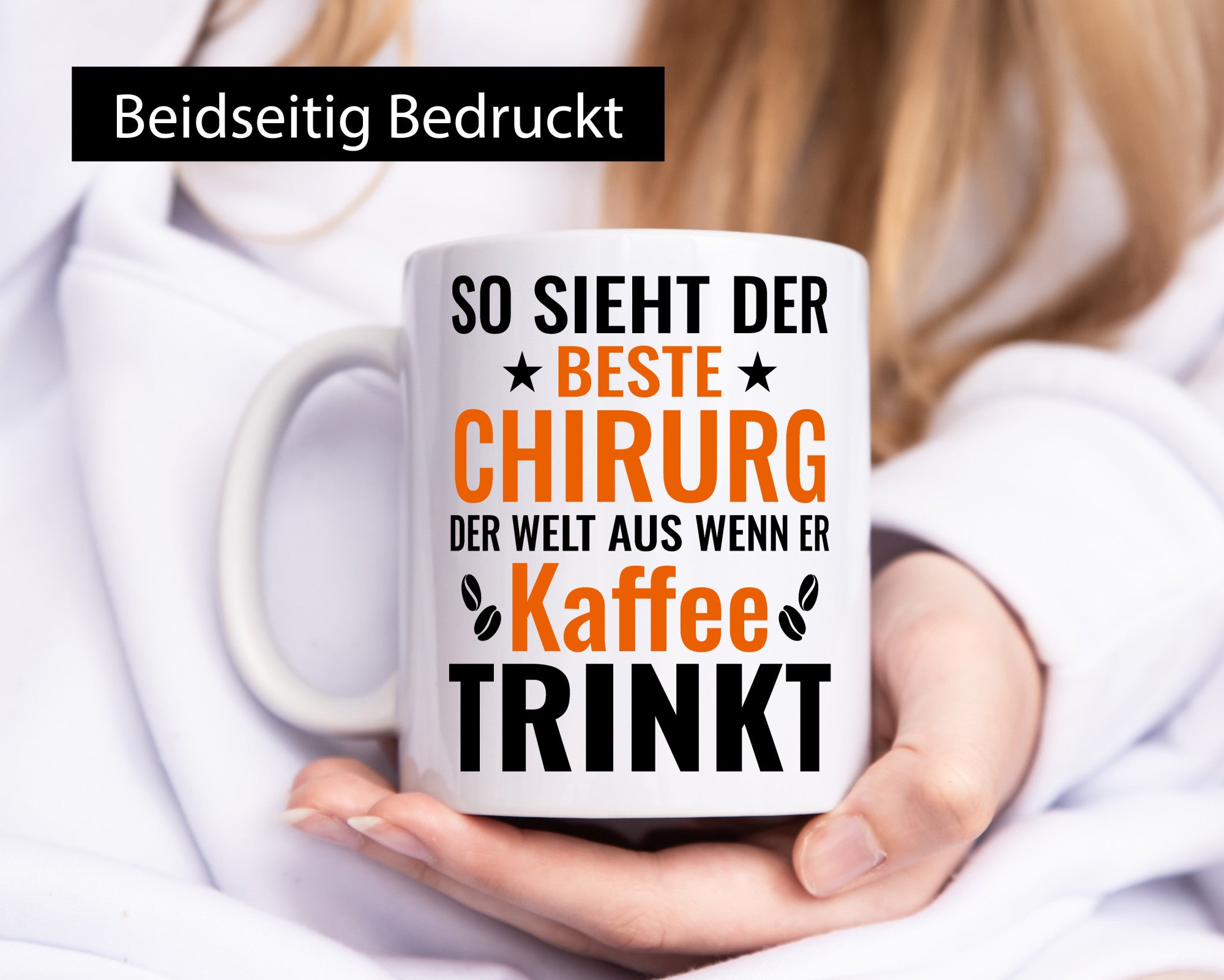 Kaffee trinkt: Chirurg | Medizin Chirurgie lustig Humor Geschenkidee Geschenk