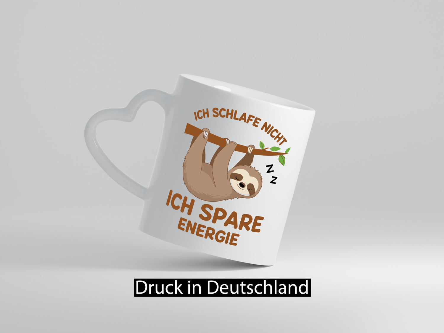 Schlafe nicht spare energie | Faultier Müde v2 lustig Tierliebhaber Humor