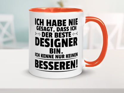 Der Beste Designer Beruf | Mode lustig Arbeit Kollegen Büro Geschenk Tasse