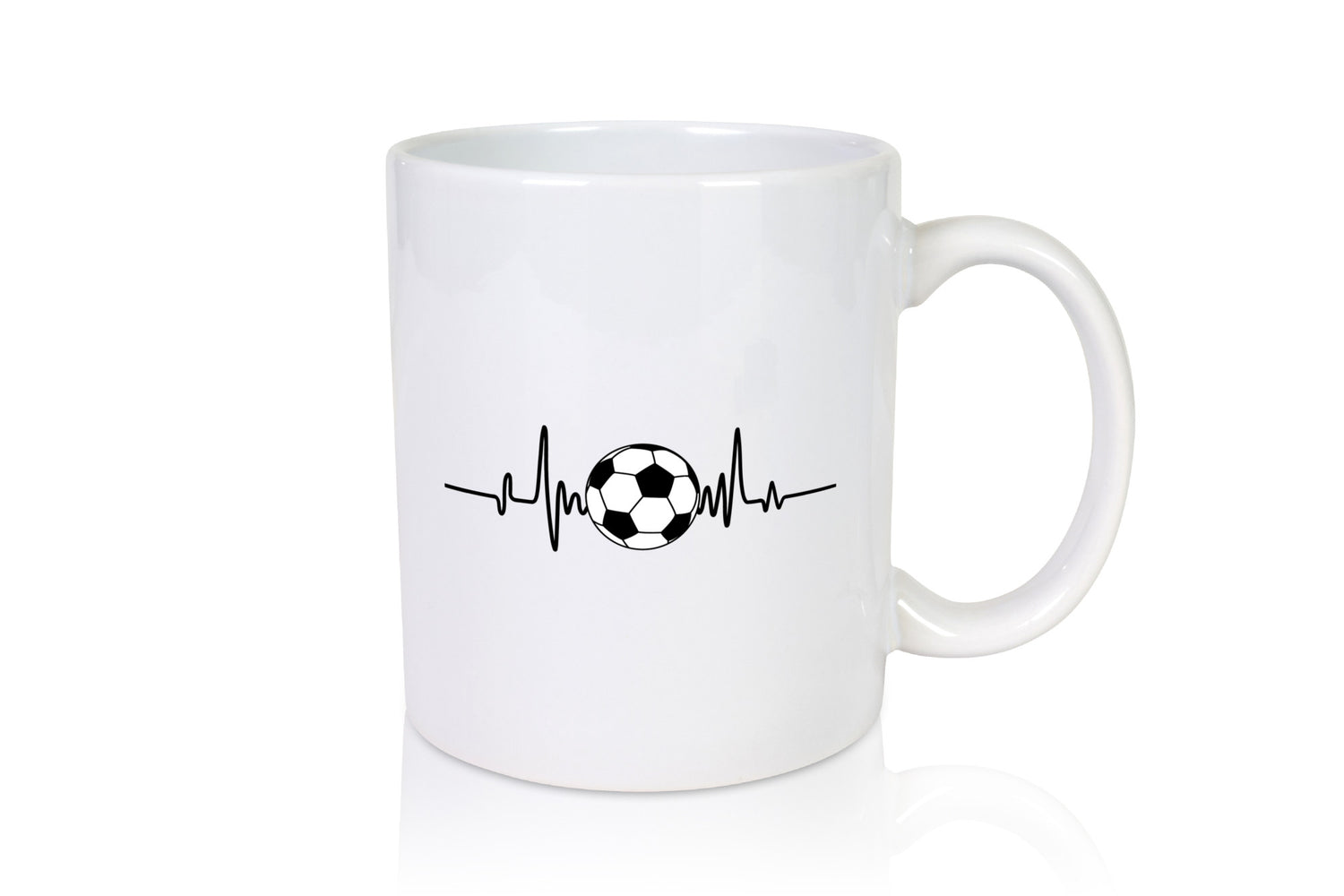 Fußball Herzschlag | Fussballer Ballsport Verein lustig Humor Geschenkidee