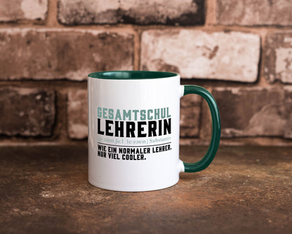 Gesamtschullehrerin | Unterricht Lieblingslehrerin Geschenkidee Humor Tasse