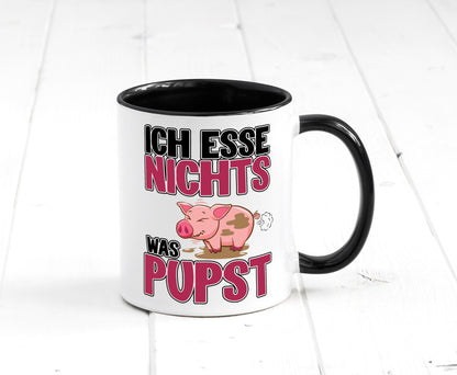 Ich esse nicht was Pupst lustiger Spruch Geschenk Humor Geschenkidee Tasse