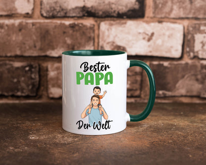 Bester Papa | Vatertag Daddy Familie lustiger Spruch Geschenk Geschenkidee Tasse