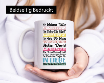 An meinen tollen Schwiegersohn vl10 Humor Familie Geschenkidee Tasse