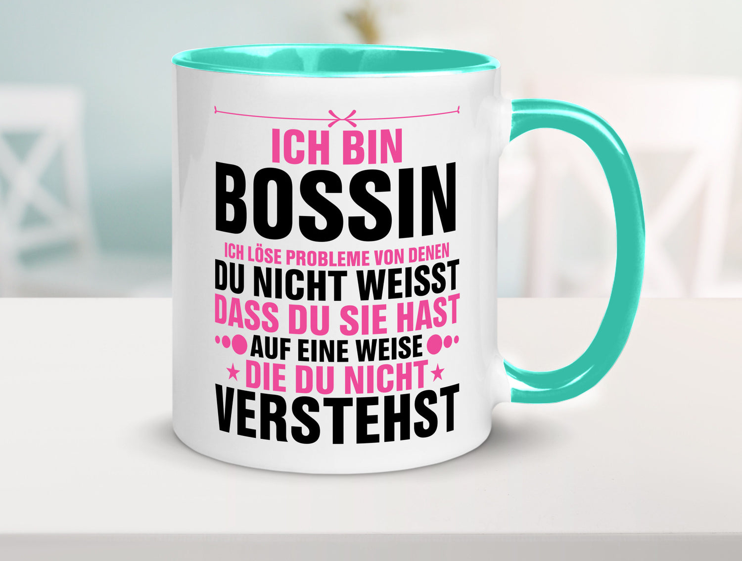 Löse Probleme: Bossin | Führungskraft Vorgesetzte lustig Humor Geschenkidee