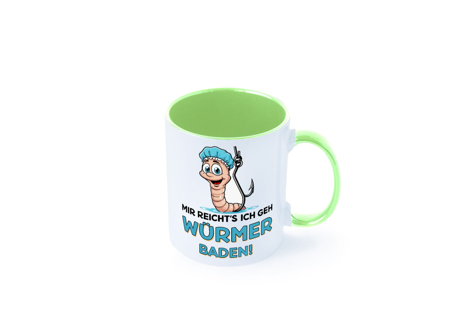 Mir reichts ich geh Würmer Baden | Angler Angeln Geschenk Humor Geschenkidee