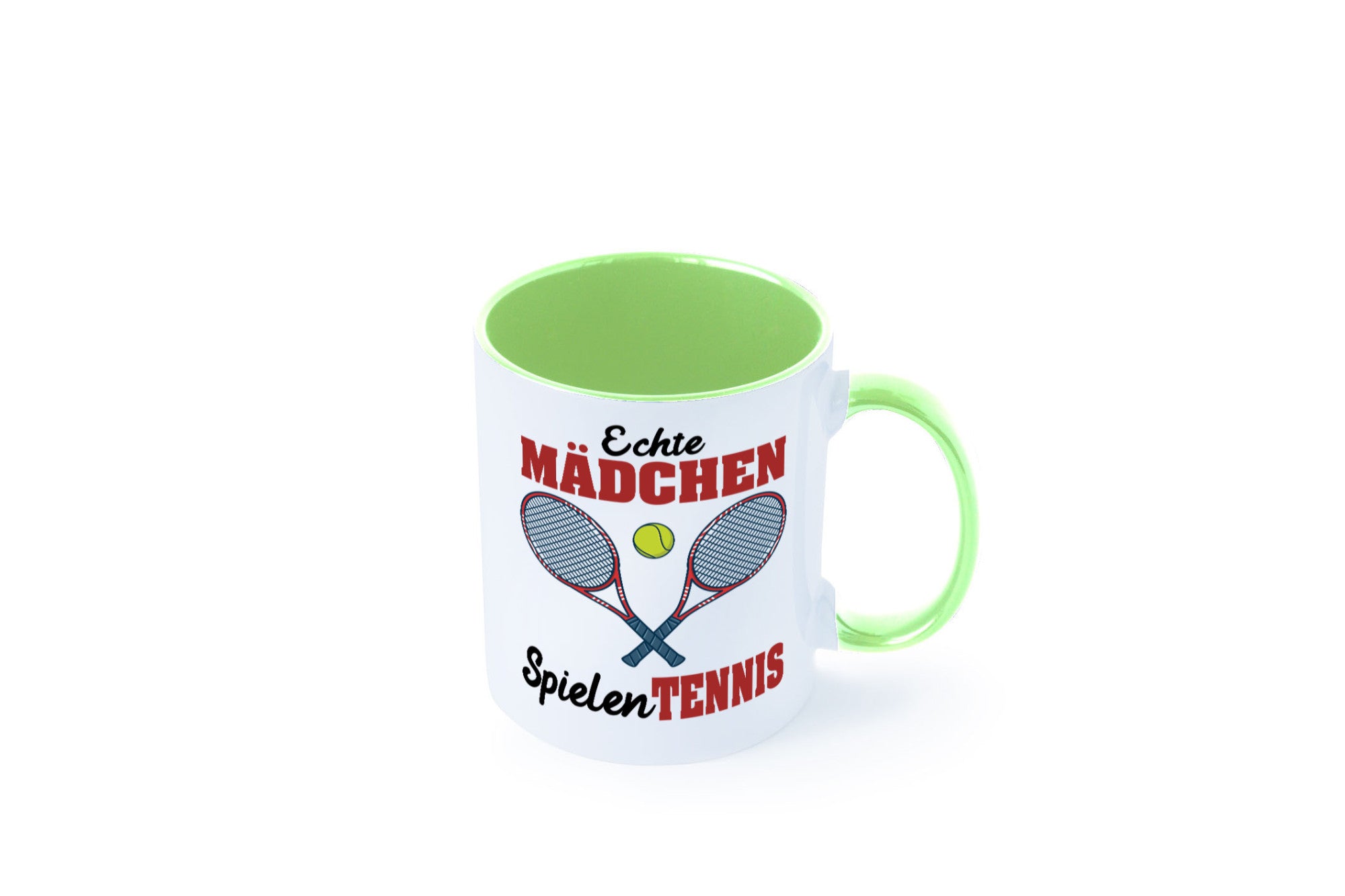 Echte Mädchen Spielen Tennis | Sport Geschenkidee Humor Tasse