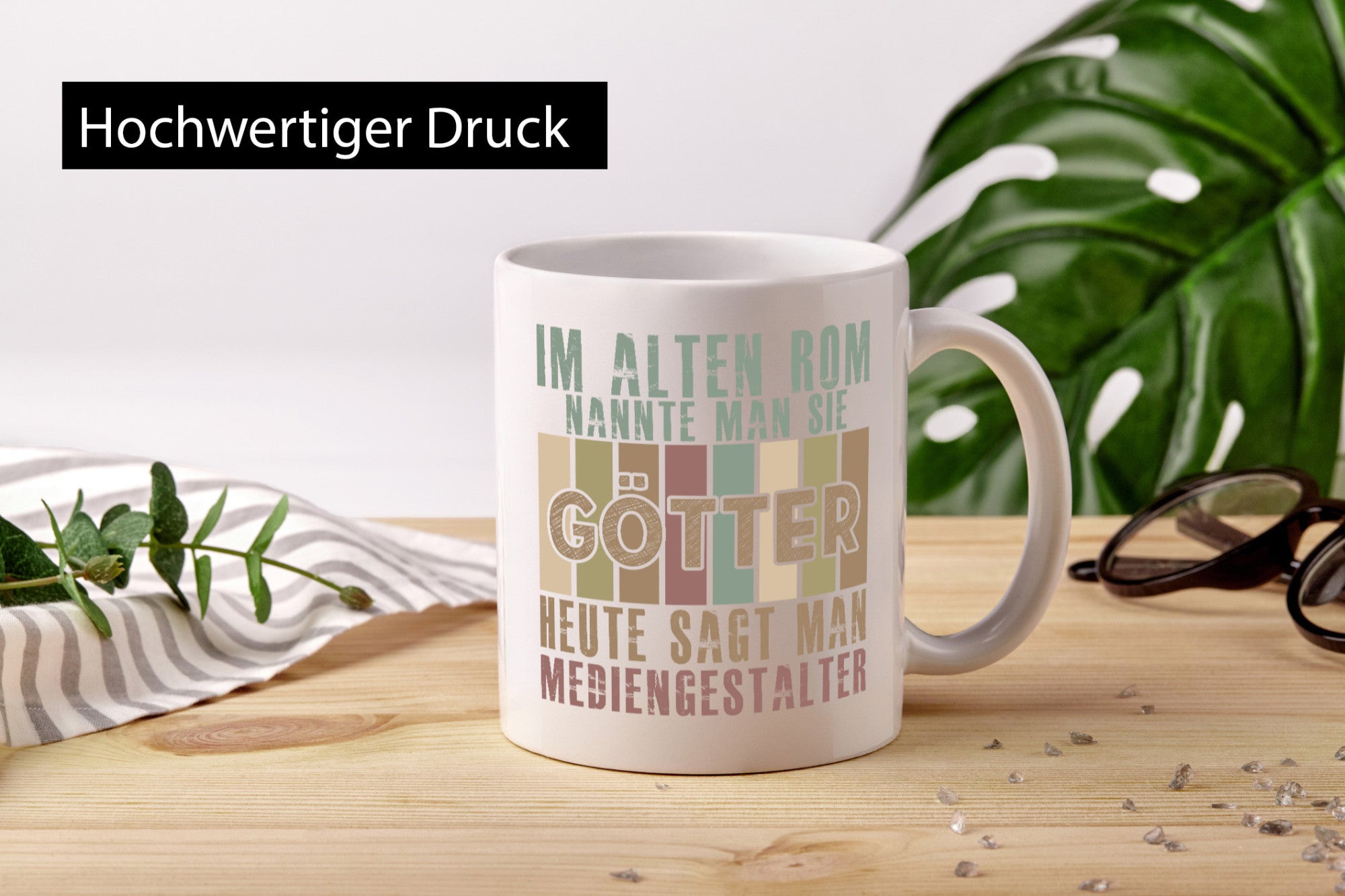 Heute sagt man: Mediengestalter | Medien Humor Geschenkidee Tasse