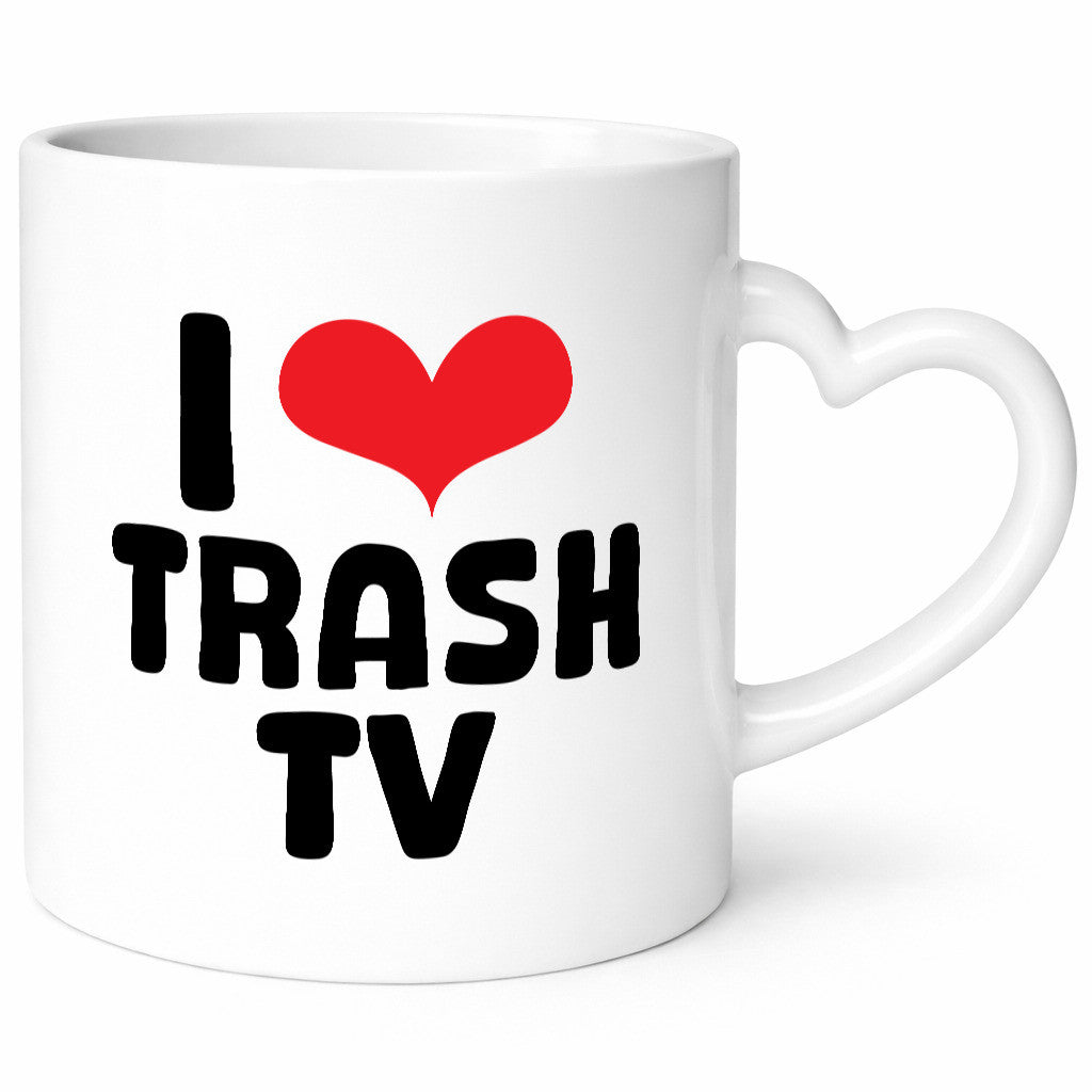 I love Trash TV | v2 lustig Humor Geschenkidee Geschenk Tasse