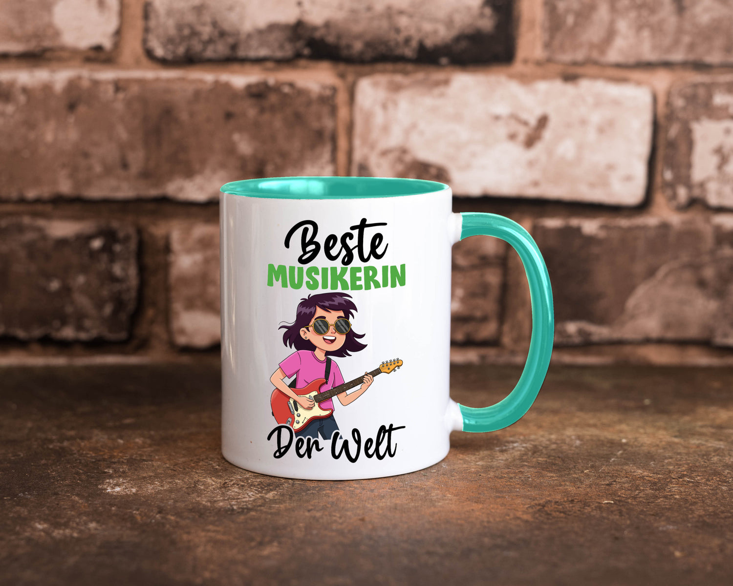 Beste Musikerin | Musik Musikantin v2 Geschenkidee Humor Tasse
