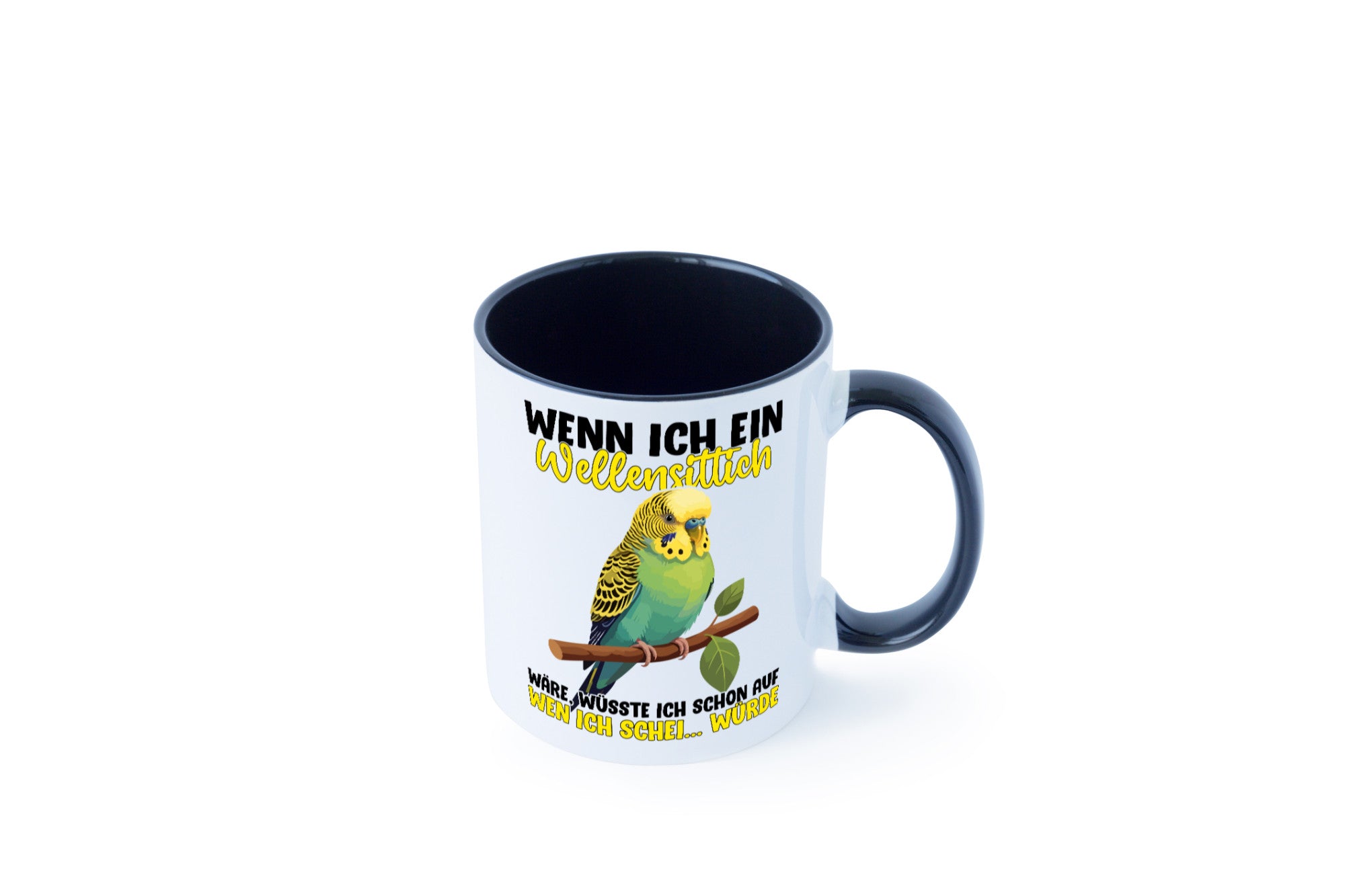Wellensittich | Vogelbesitzer Humor Geschenkidee Tasse