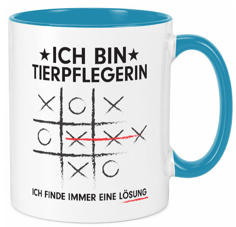 Löse Probleme: Tierpflegerin | Pflegeberuf Tierheim v3 Humor Arbeit Kollegen