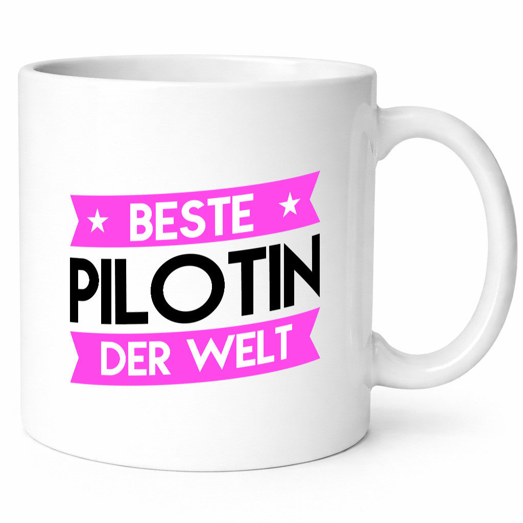 Beste Pilotin | Definition Piloten lustig Humor Geschenkidee Geschenk Tasse