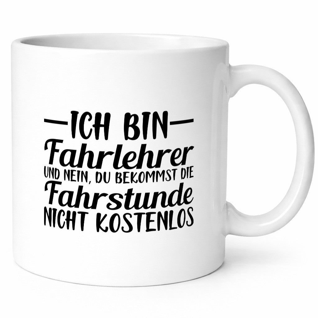 Fahrstunde | Fahrlehrer Tasse fahren Fahrschüler Humor Geschenkidee