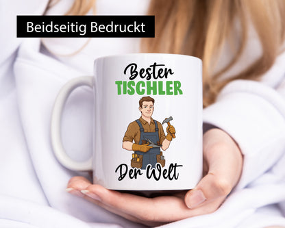 Bester Tischler | Handwerk Beruf Tischlerei v2 Geschenkidee Arbeit Kollegen