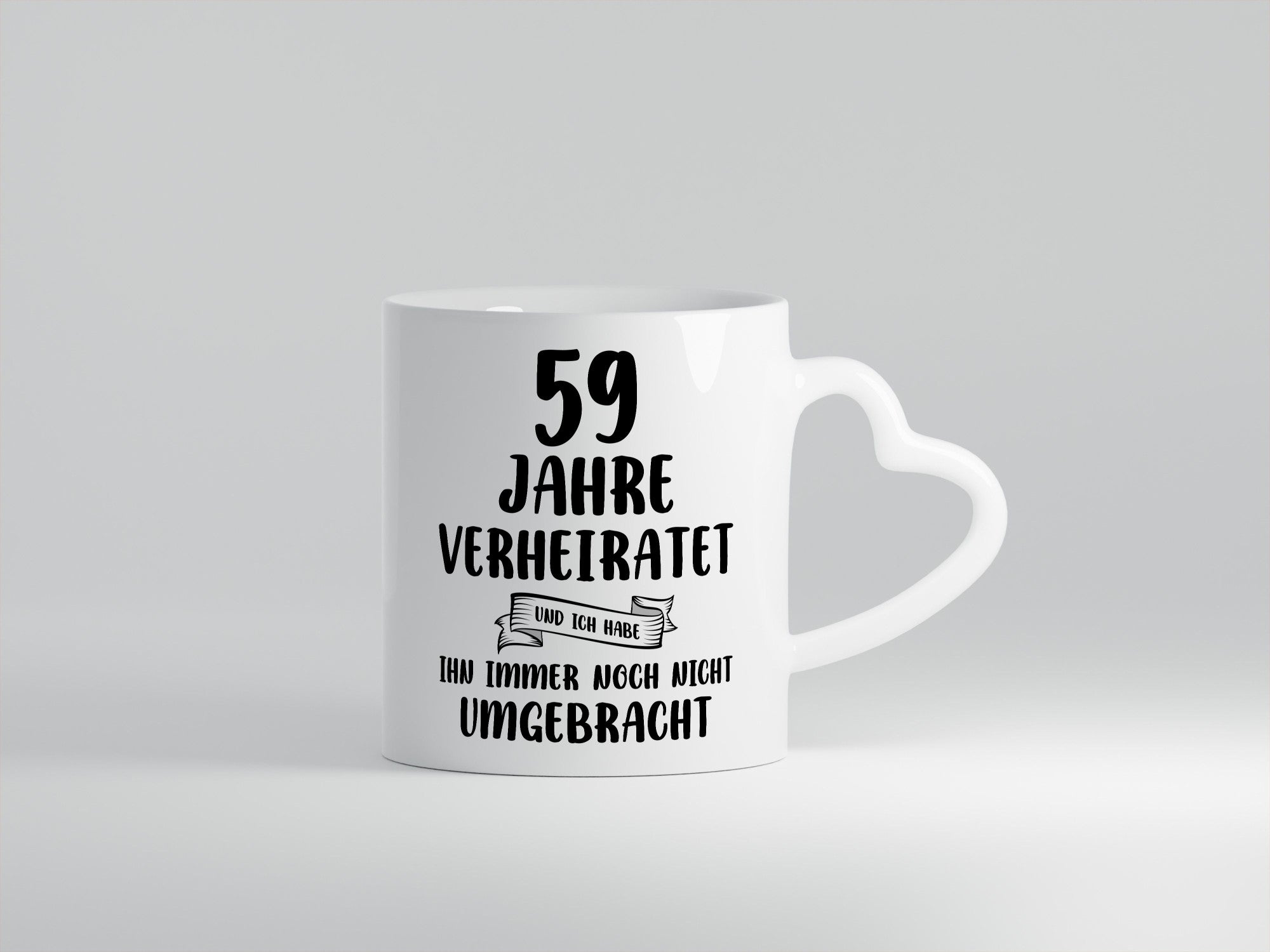 59 Jahre Verheiratet, immer noch am Leben! Humor Geschenkidee Tasse