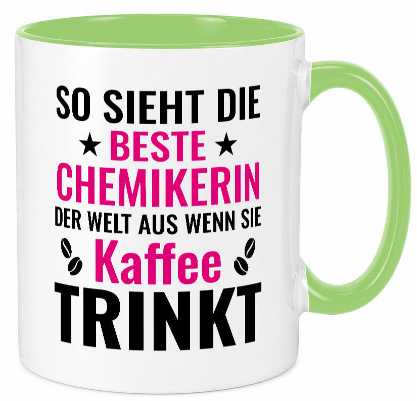 Kaffee trinkt: Chemikerin | Chemie Labor Geschenkidee Humor Tasse