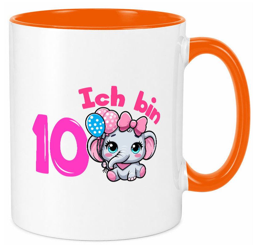 10. Geburtstag | 10 Jahre Elefant Mädchen Geschenk Geschenkidee lustiger Spruch