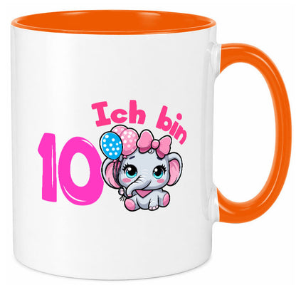 10. Geburtstag | 10 Jahre Elefant Mädchen Geschenk Geschenkidee lustiger Spruch