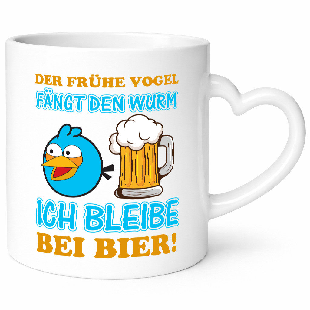Der frühe Vogel | Biertrinker Tasse Männer Humor lustiger Spruch Geschenk