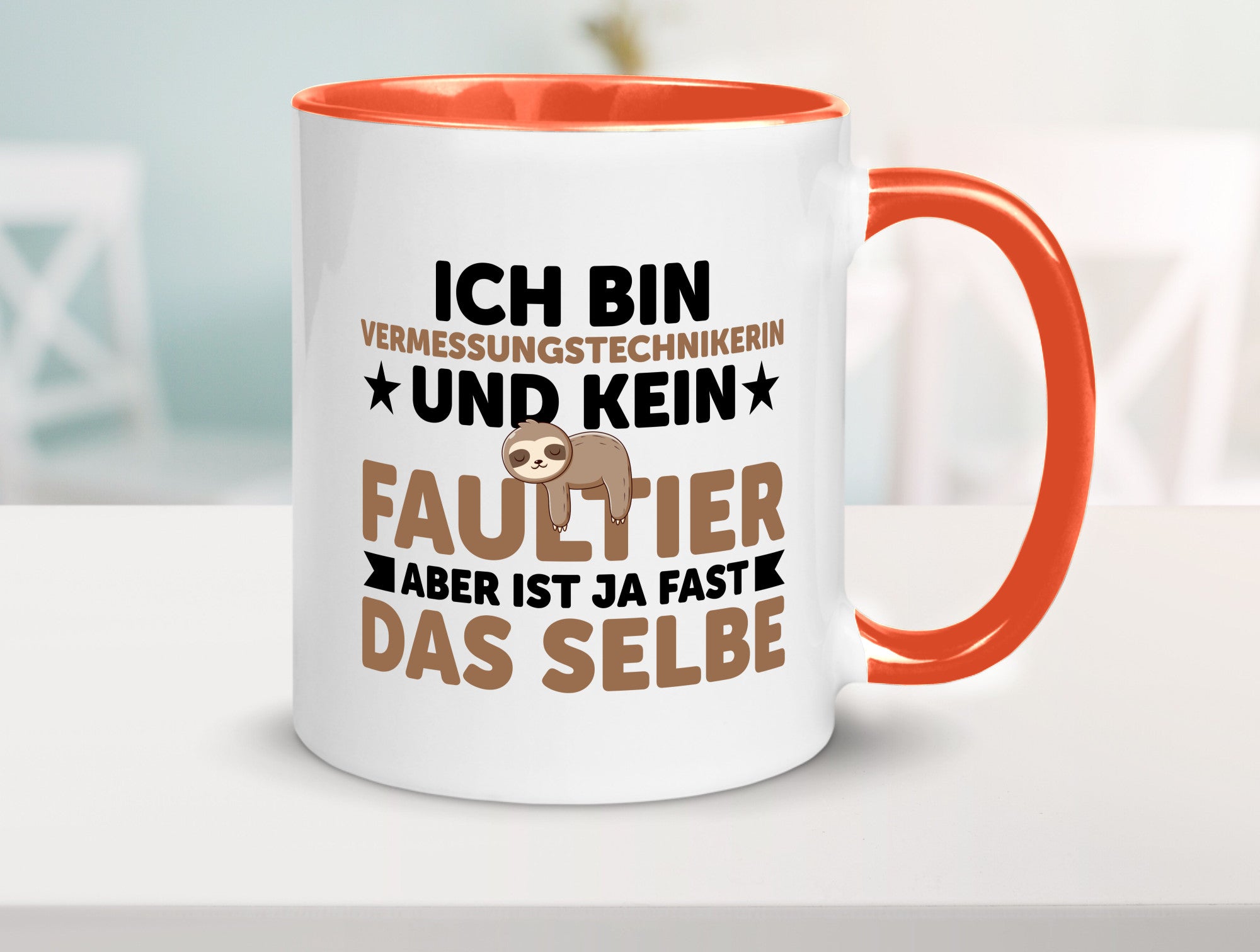 Ich bin kein Faultier: Vermessungstechnikerin | Techniker v2 lustiger Spruch