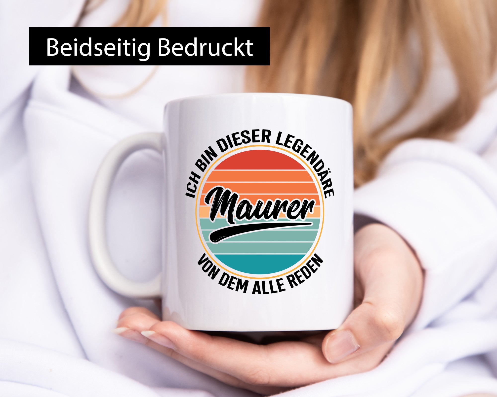 Legendäre Maurer | Handweker Mauermeister Humor Geschenkidee Tasse