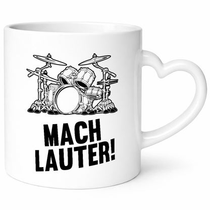 Mach lauter | Schlagzeug Band Musiker Geschenkidee Humor Tasse
