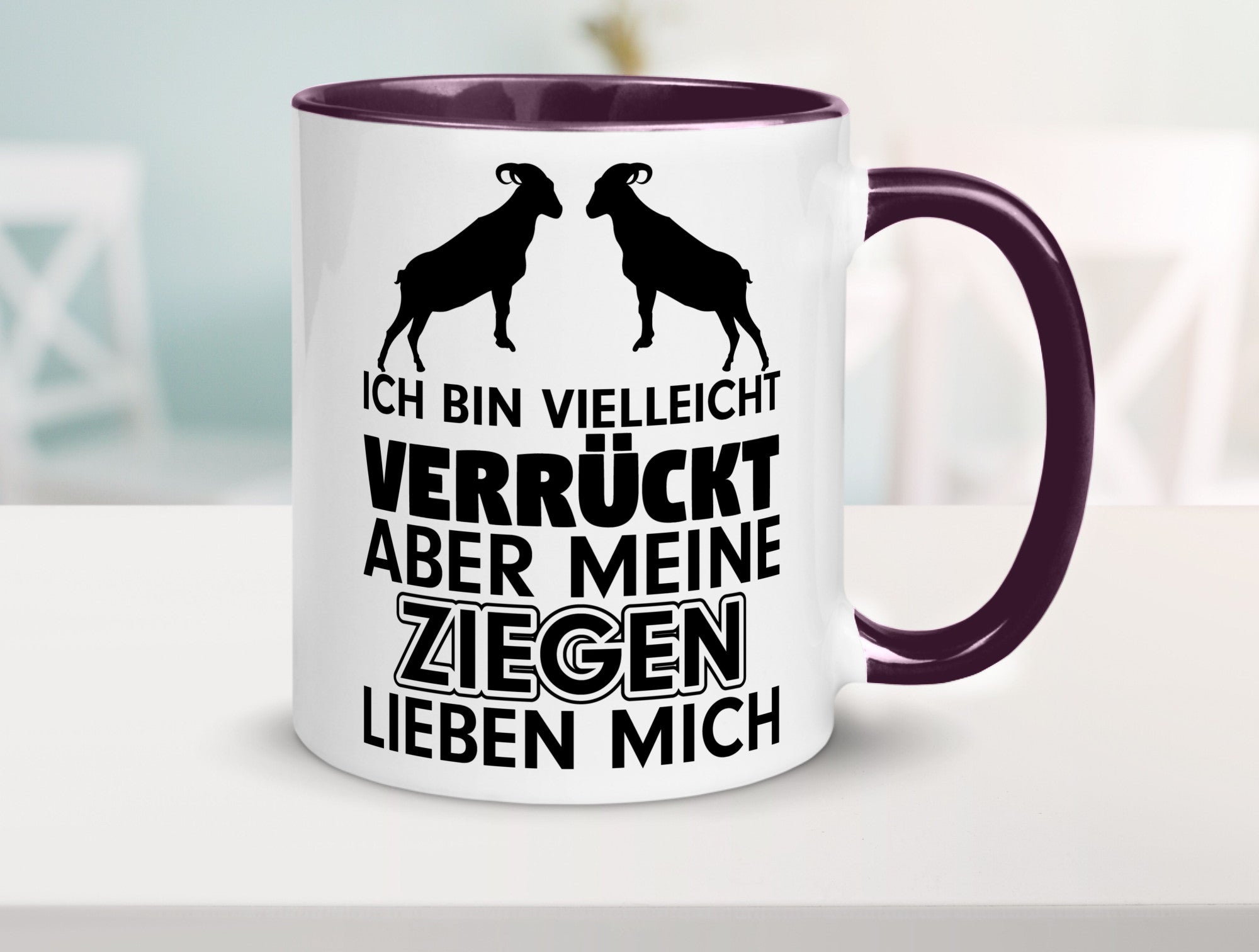 Meine Ziegen | Hirte Tasse Bauernhof Hirtin Bauer Humor Geschenkidee