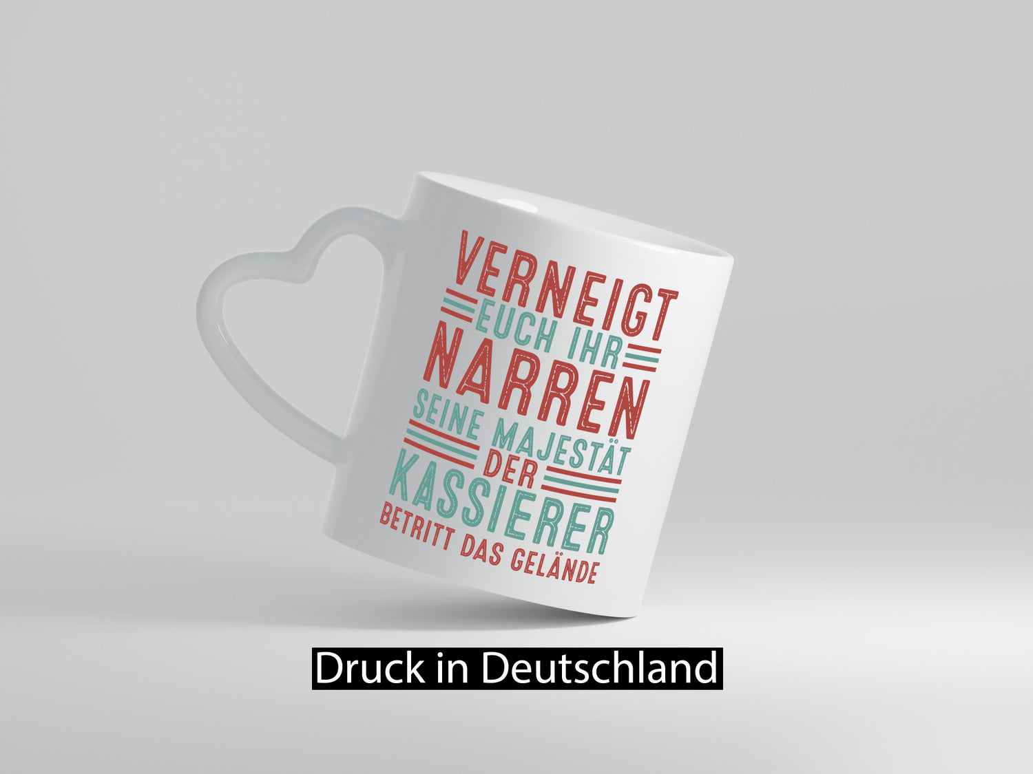Verneigt euch: Kassierer lustig Humor Geschenkidee Geschenk Tasse